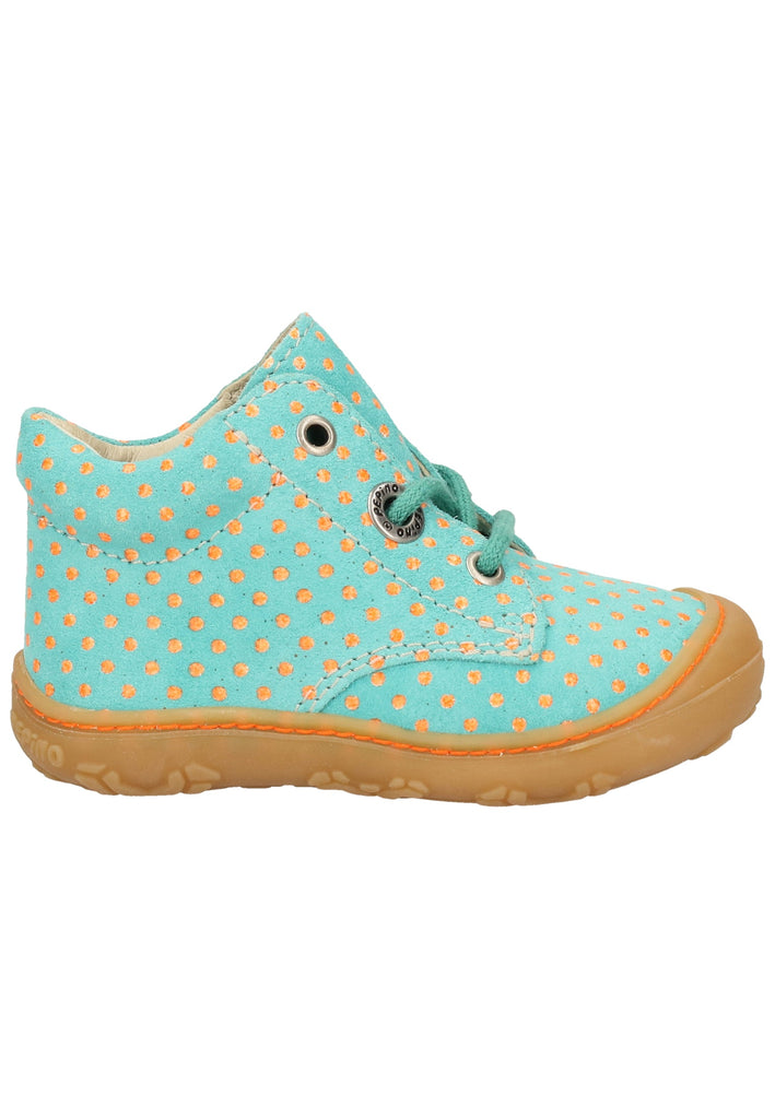 Pepino Halbschuhe Leder Blau/Gelb