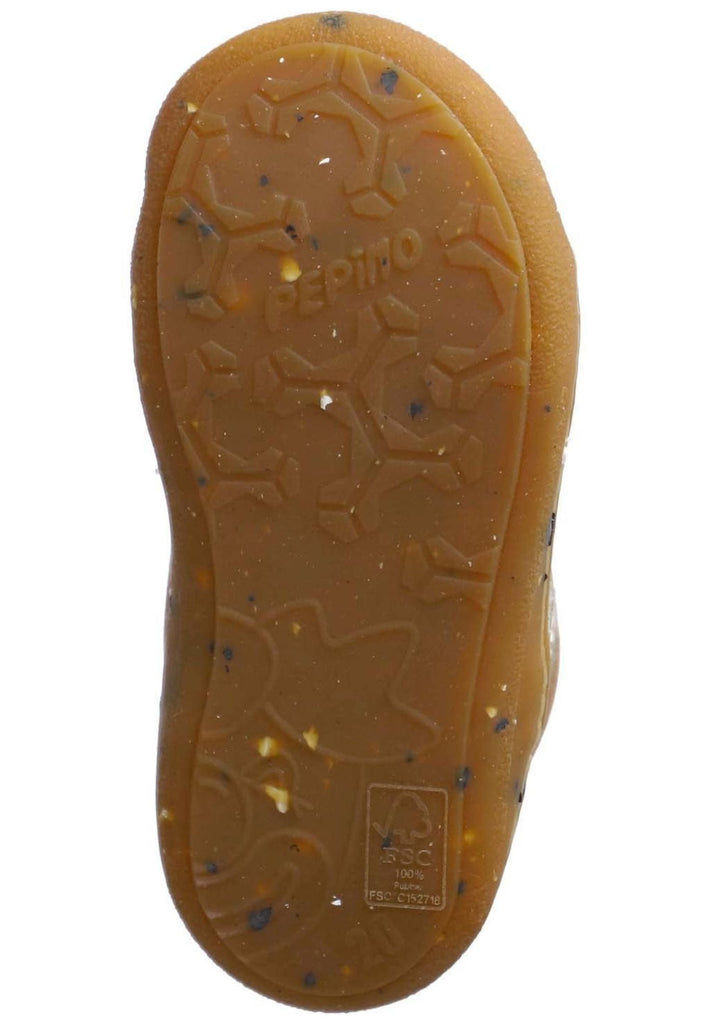 Pepino Halbschuhe Leder Caramel Warmfutter