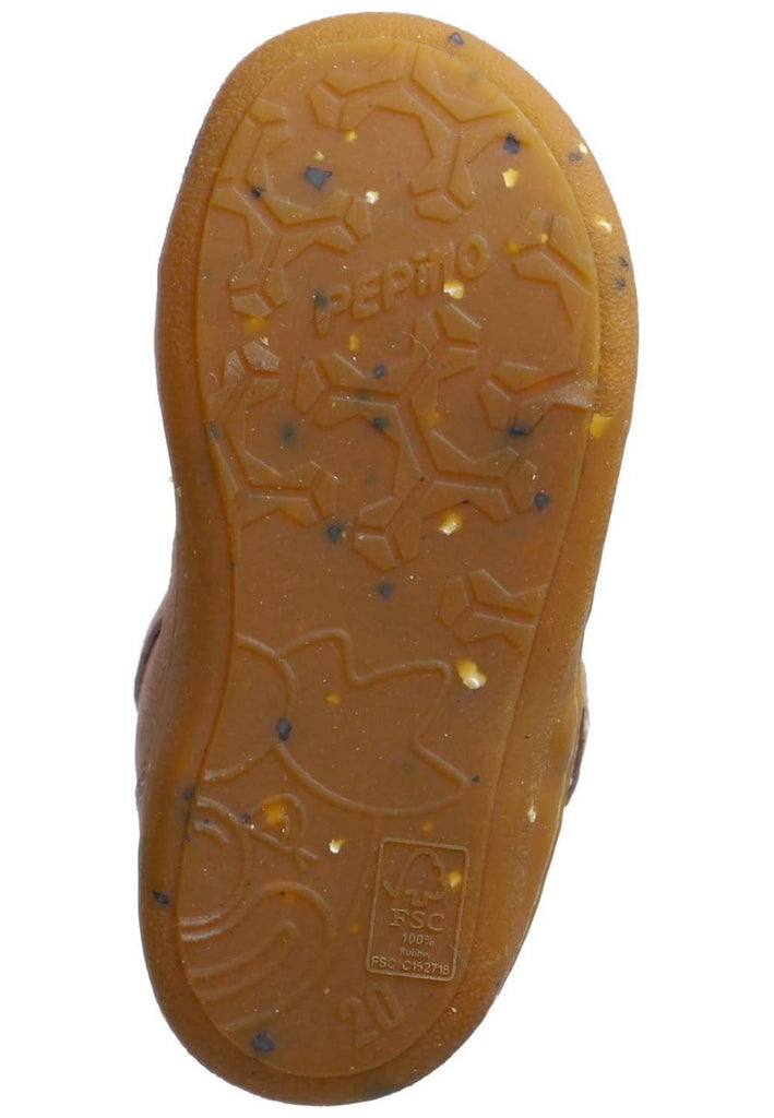 Pepino Halbschuhe Leder Caramel Warmfutter
