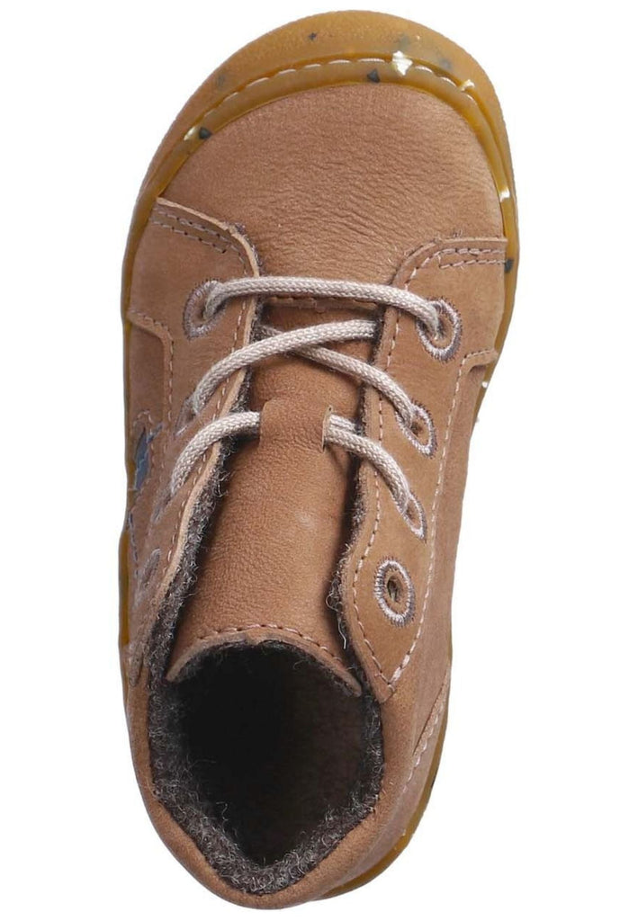 Pepino Halbschuhe Leder Caramel Warmfutter