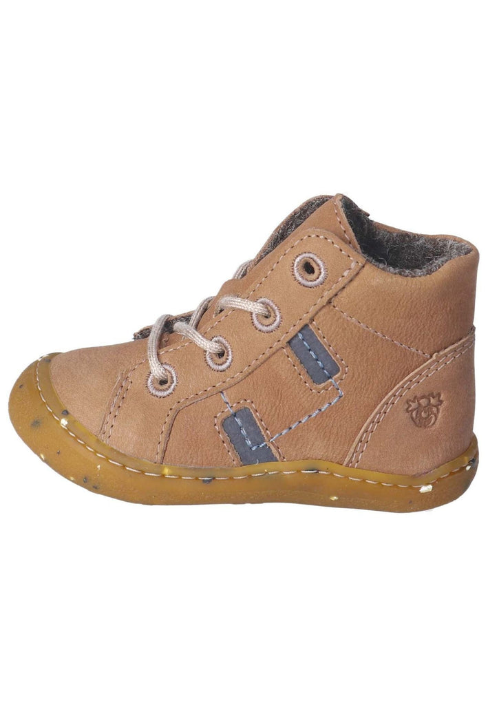 Pepino Halbschuhe Leder Caramel Warmfutter