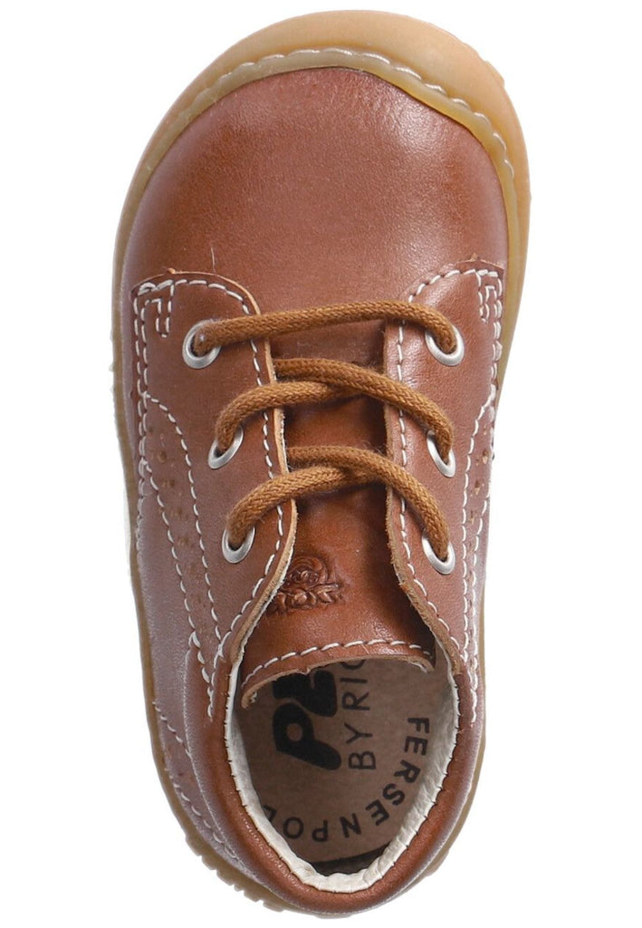 Pepino Halbschuhe Leder Cognac