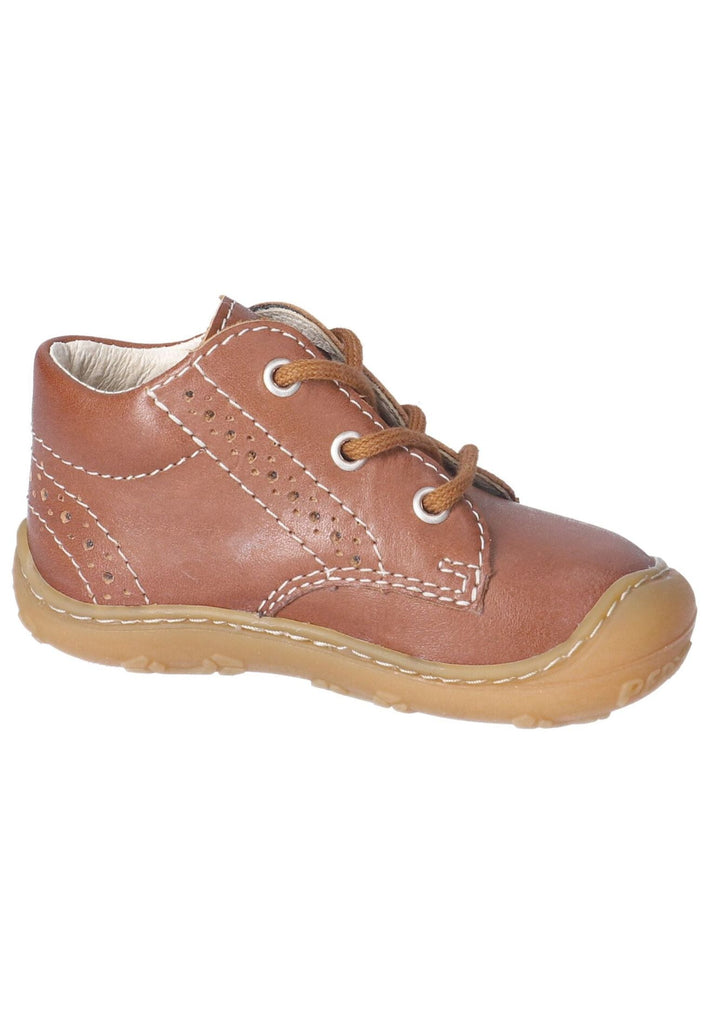 Pepino Halbschuhe Leder Cognac