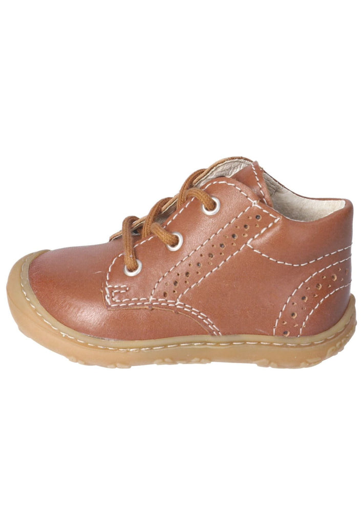 Pepino Halbschuhe Leder Cognac