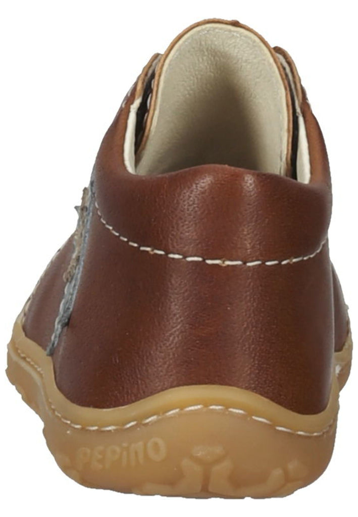 Pepino Halbschuhe Leder Cognac