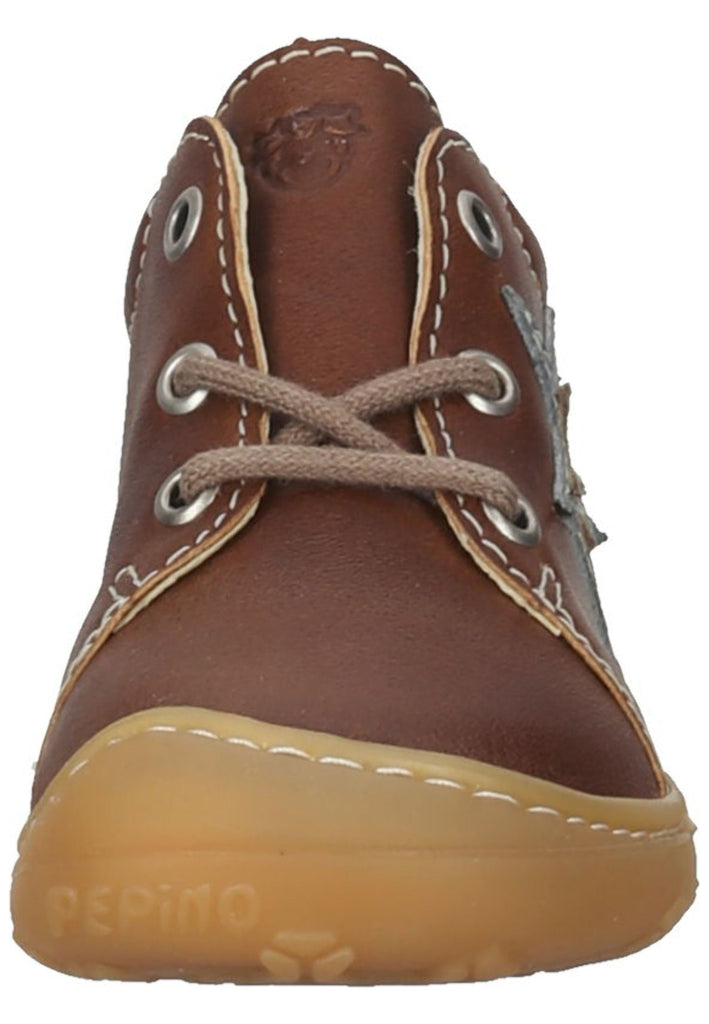 Pepino Halbschuhe Leder Cognac