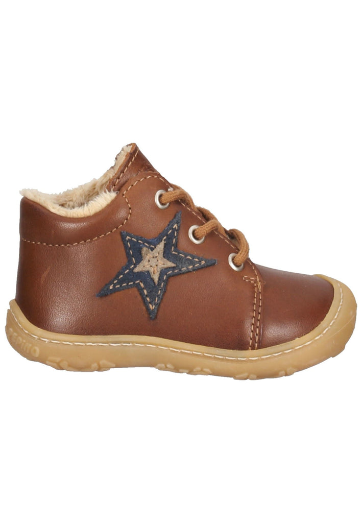 Pepino Halbschuhe Leder Cognac