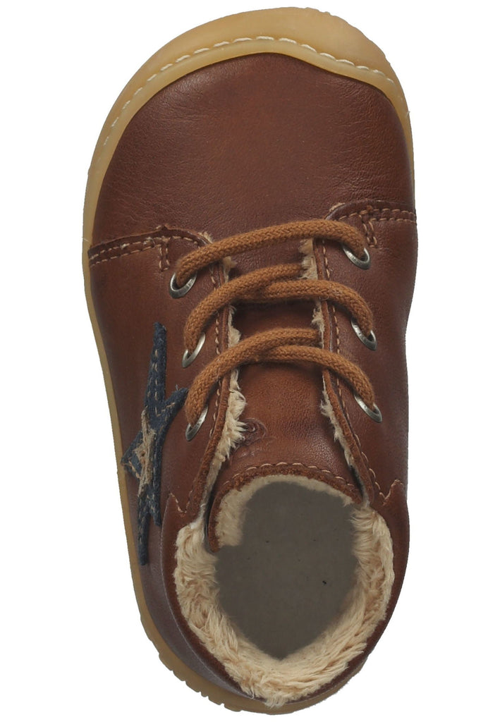 Pepino Halbschuhe Leder Cognac