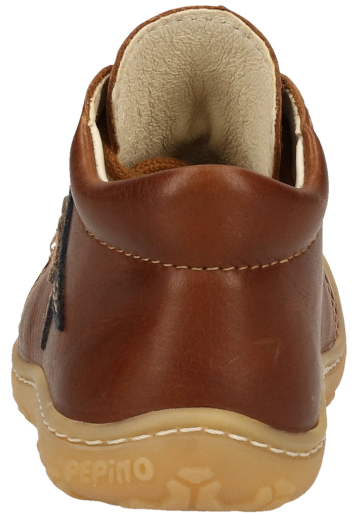Pepino Halbschuhe Leder Cognac