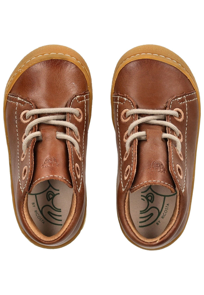 Pepino Halbschuhe Leder Cognac