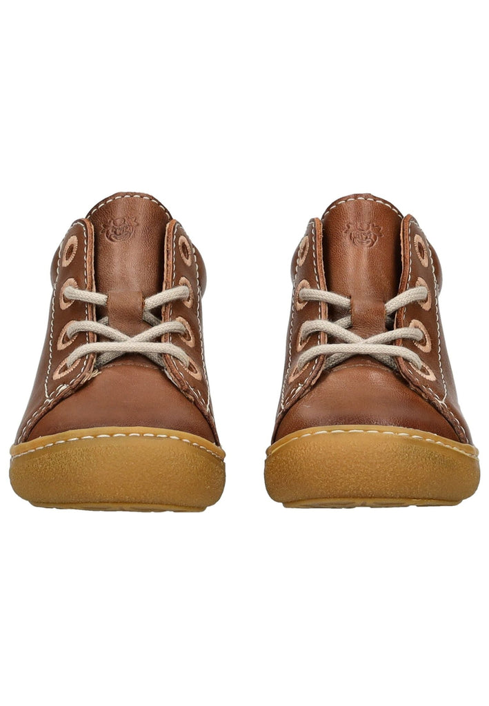 Pepino Halbschuhe Leder Cognac
