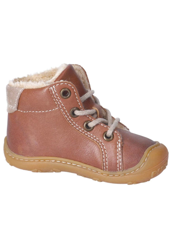Pepino Halbschuhe Leder Cognac Warmfutter