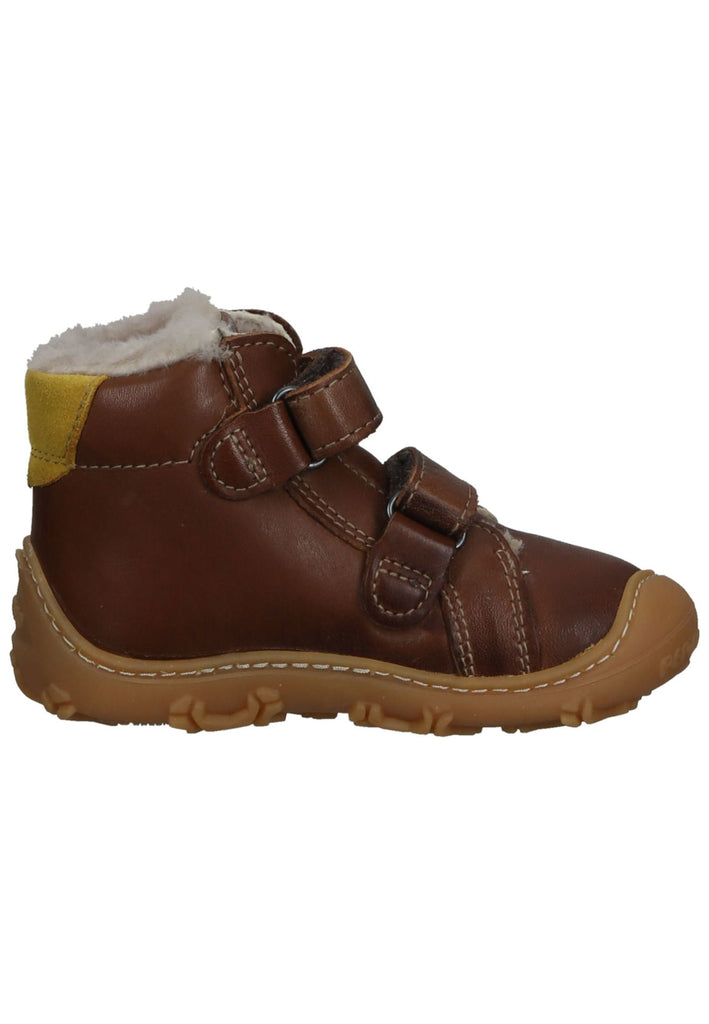 Pepino Halbschuhe Leder Cognac Warmfutter