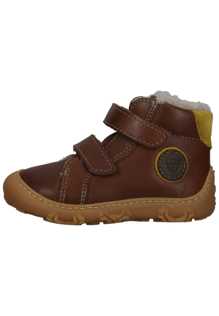 Pepino Halbschuhe Leder Cognac Warmfutter
