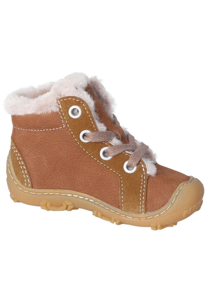 Pepino Halbschuhe Leder Curry Warmfutter