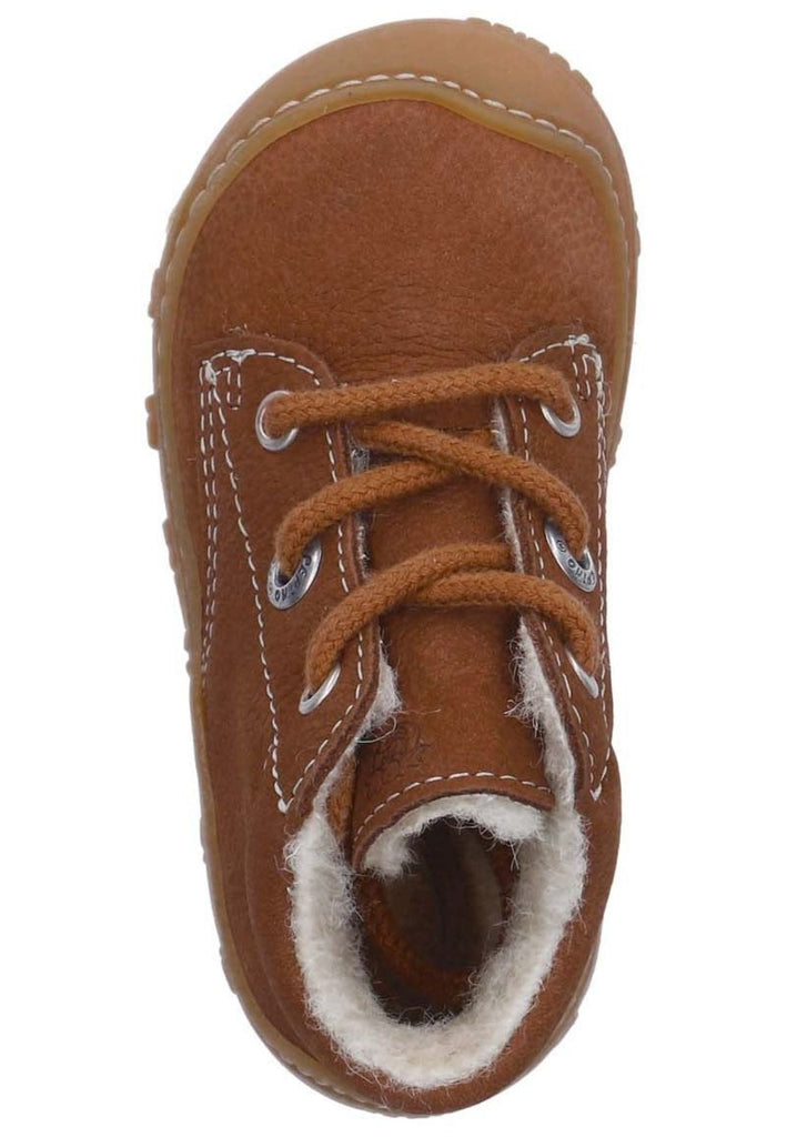 Pepino Halbschuhe Leder Curry Warmfutter