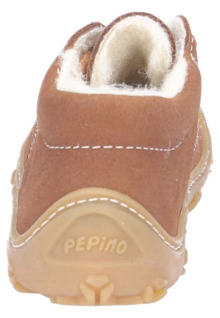 Pepino Halbschuhe Leder Curry Warmfutter