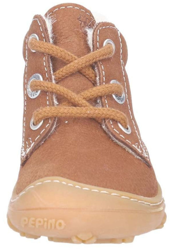 Pepino Halbschuhe Leder Curry Warmfutter