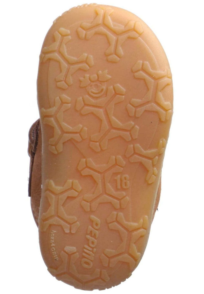 Pepino Halbschuhe Leder Curry Warmfutter