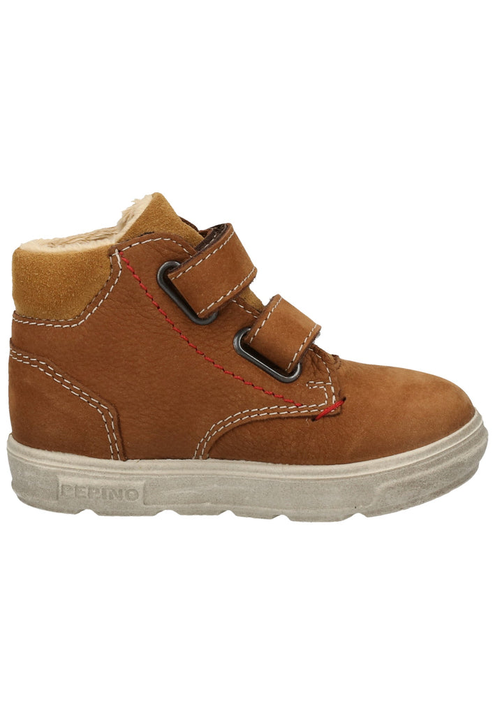 Pepino Halbschuhe Leder Curry Warmfutter