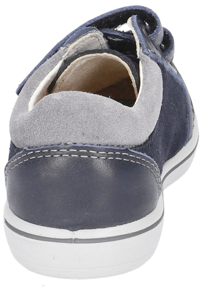 Pepino Halbschuhe Leder Dunkelblau/Grau