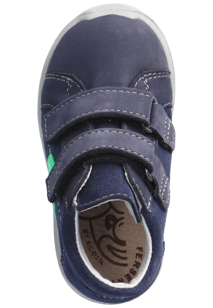 Pepino Halbschuhe Leder Dunkelblau/Grün