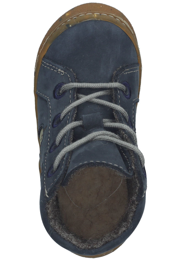 Pepino Halbschuhe Leder Dunkelblau Warmfutter