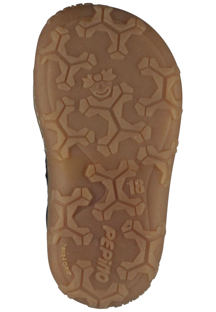 Pepino Halbschuhe Leder Dunkelblau Warmfutter