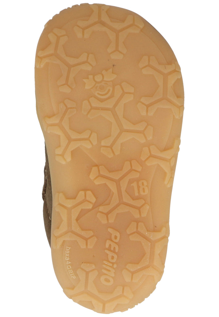 Pepino Halbschuhe Leder Dunkelbraun Warmfutter