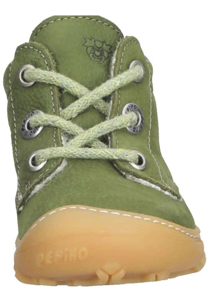 Pepino Halbschuhe Leder Dunkelgrün Warmfutter