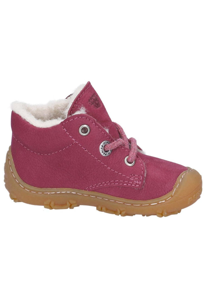 Pepino Halbschuhe Leder Fuchsia Warmfutter