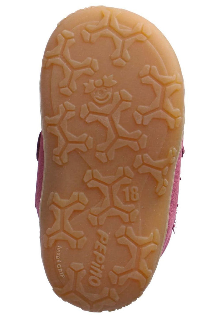 Pepino Halbschuhe Leder Fuchsia Warmfutter