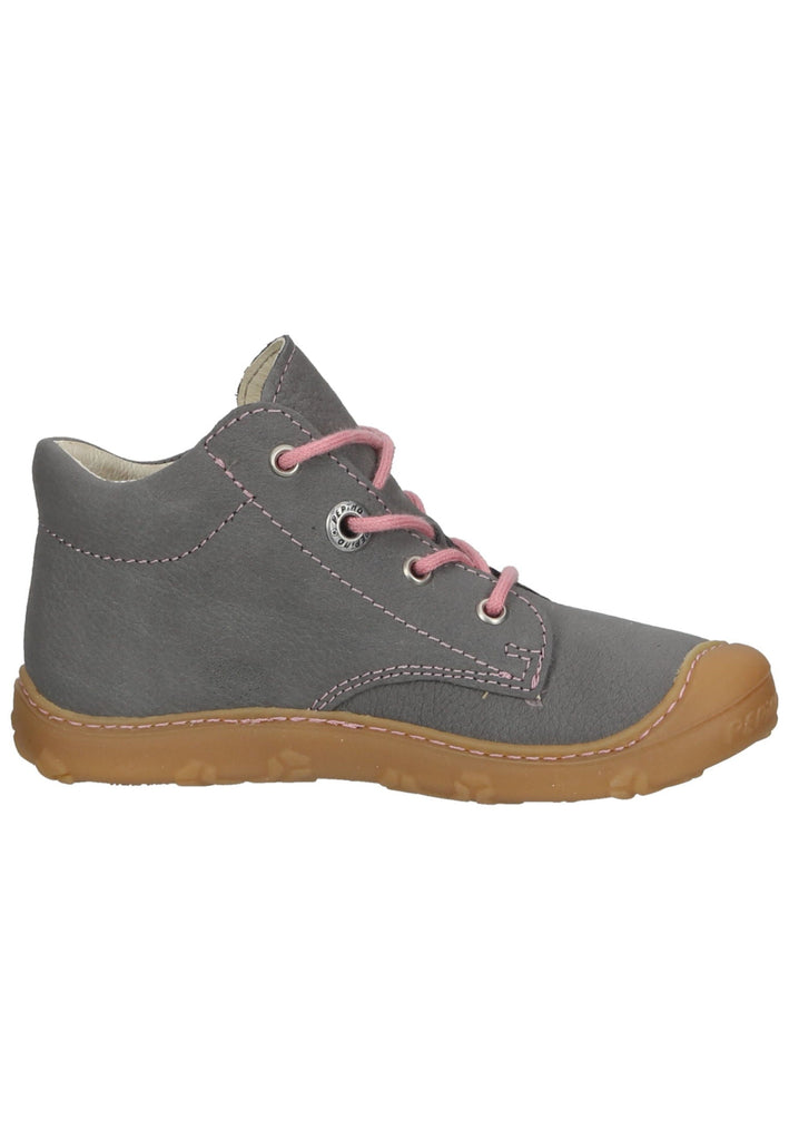 Pepino Halbschuhe Leder Grau/Rosa