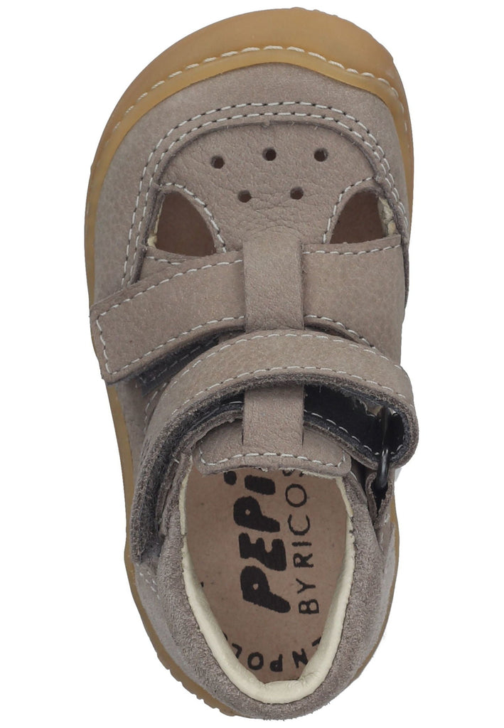 Pepino Halbschuhe Leder Grau/Rosa