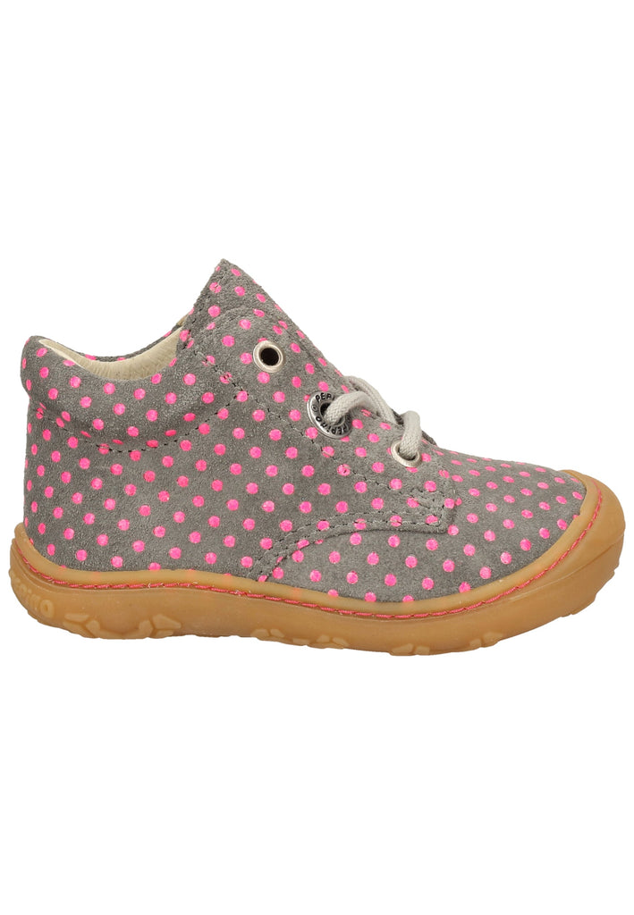 Pepino Halbschuhe Leder Grau/Rosa