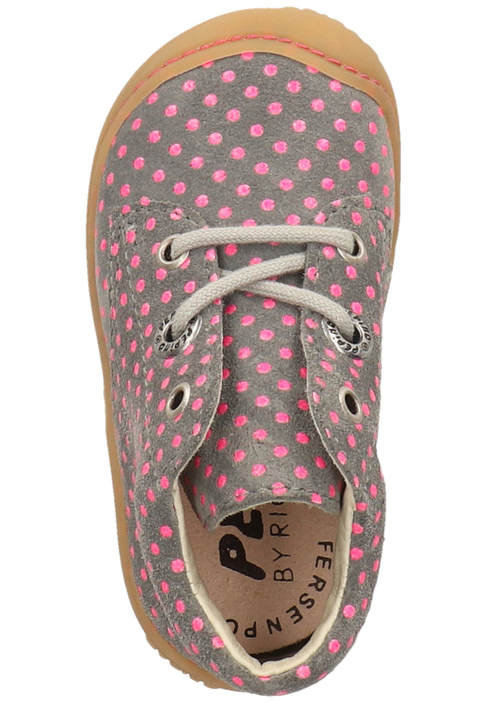 Pepino Halbschuhe Leder Grau/Rosa