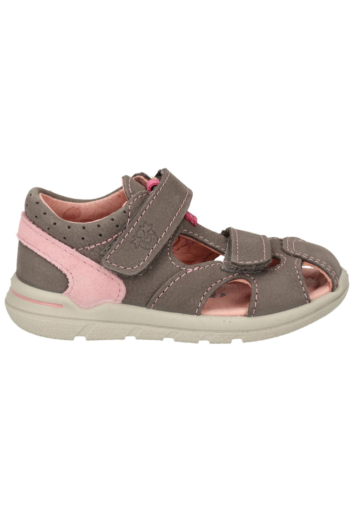Pepino Halbschuhe Leder Grau/Rosa