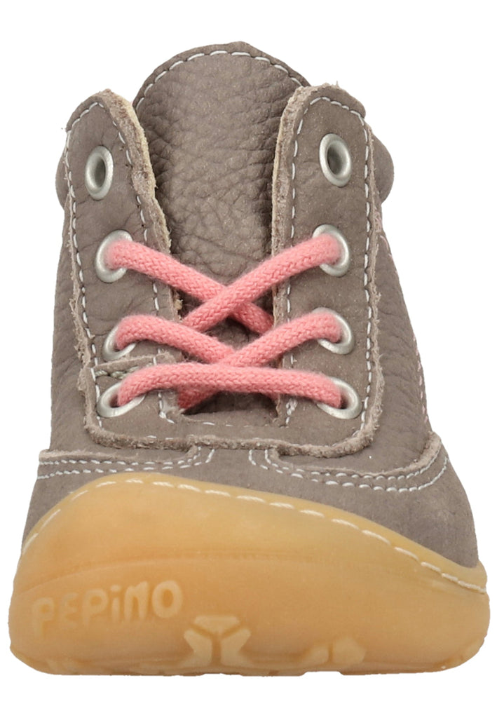Pepino Halbschuhe Leder Grau/Rosa