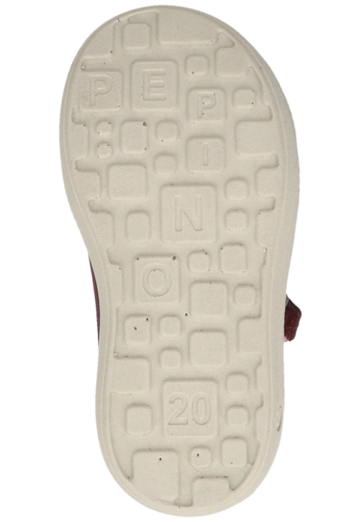 Pepino Halbschuhe Leder Merlot