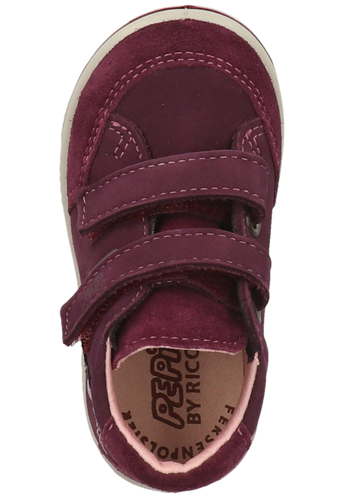 Pepino Halbschuhe Leder Merlot