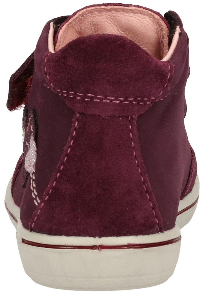 Pepino Halbschuhe Leder Merlot