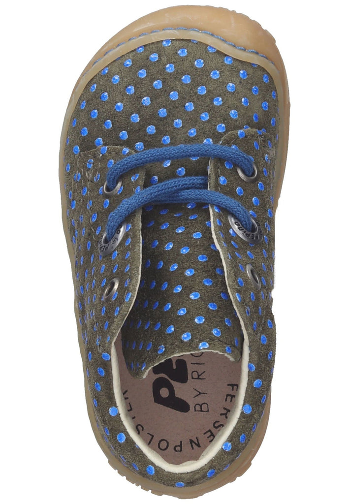 Pepino Halbschuhe Leder Moos