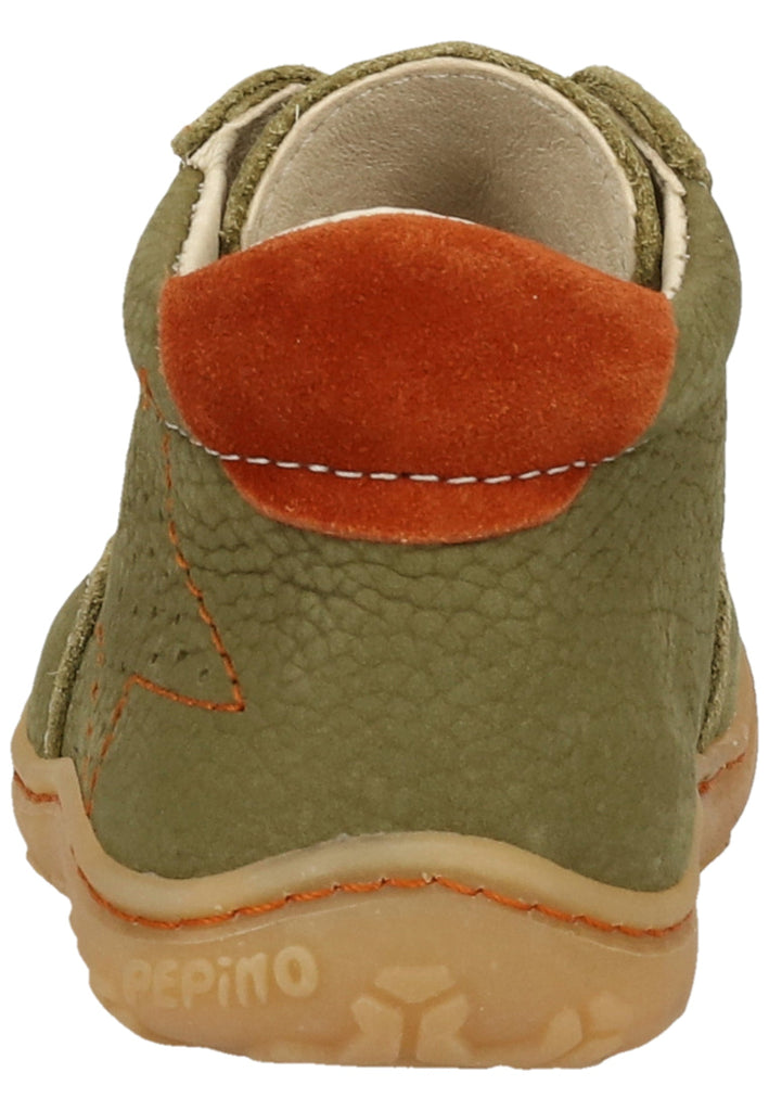 Pepino Halbschuhe Leder Oliv