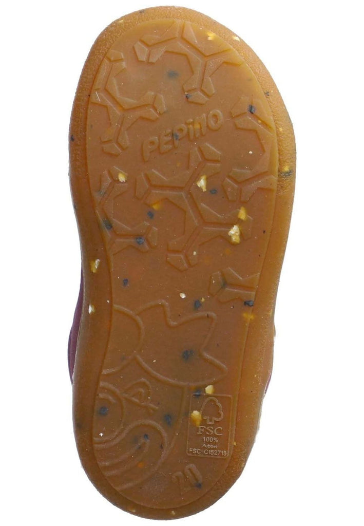 Pepino Halbschuhe Leder Pflaume