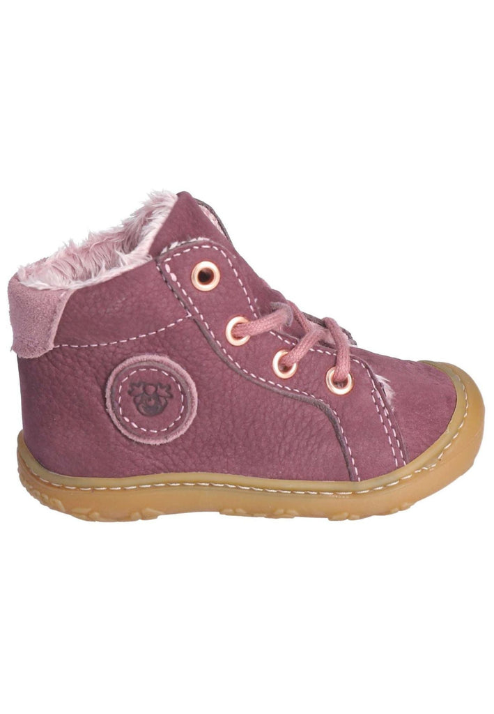 Pepino Halbschuhe Leder Pflaume Warmfutter