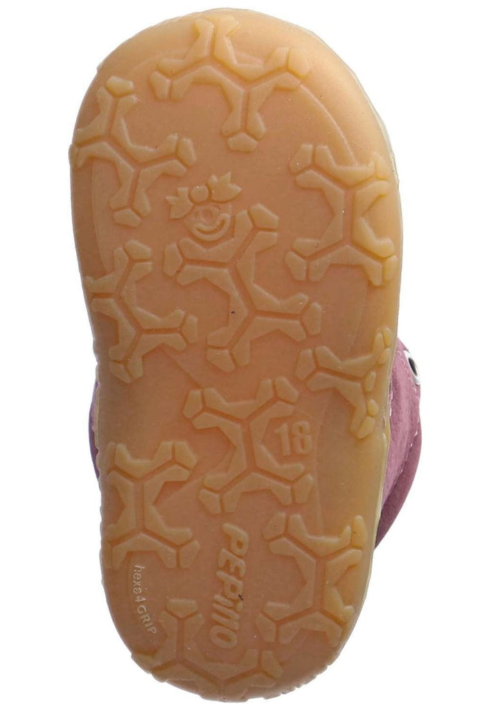 Pepino Halbschuhe Leder Pflaume Warmfutter