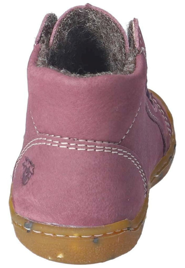 Pepino Halbschuhe Leder Pflaume Warmfutter