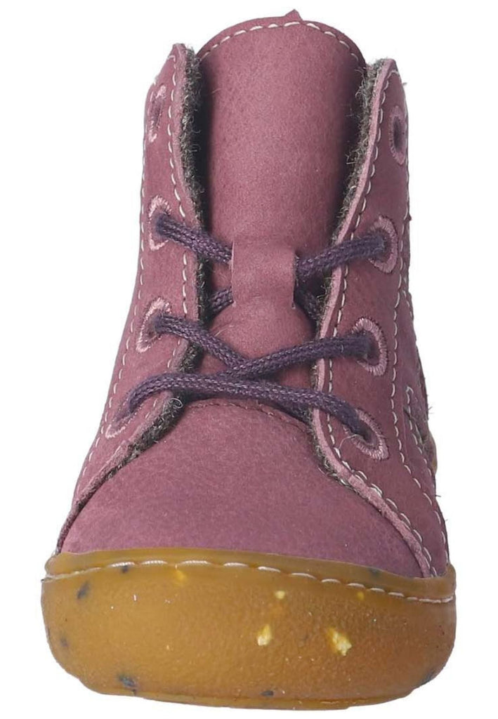 Pepino Halbschuhe Leder Pflaume Warmfutter