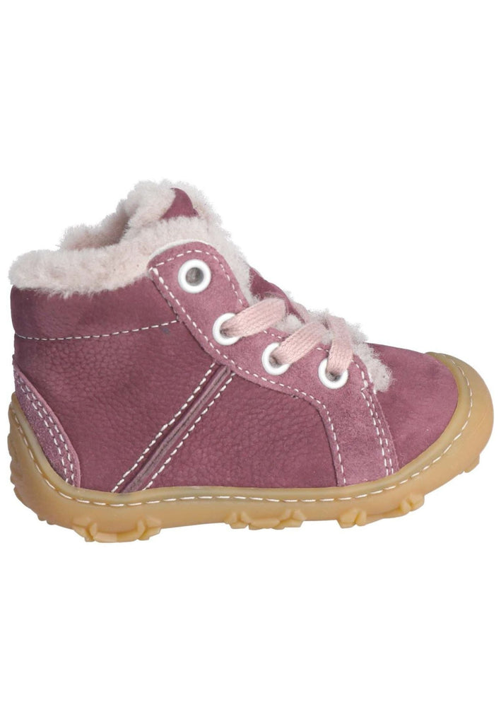 Pepino Halbschuhe Leder Pflaume Warmfutter