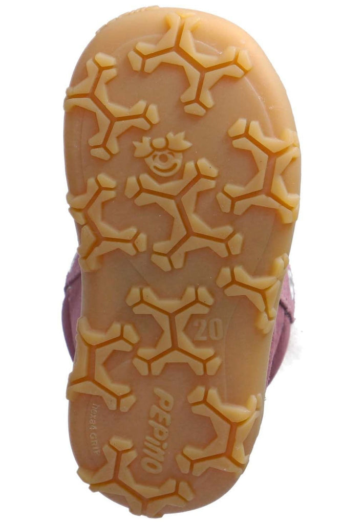 Pepino Halbschuhe Leder Pflaume Warmfutter